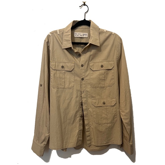 YIGAL AZROÜEL Shoulder Tab Desert Shirt - Picture 1 of 1